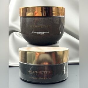 Hermetise Body Scrub and Butter Set NWT
